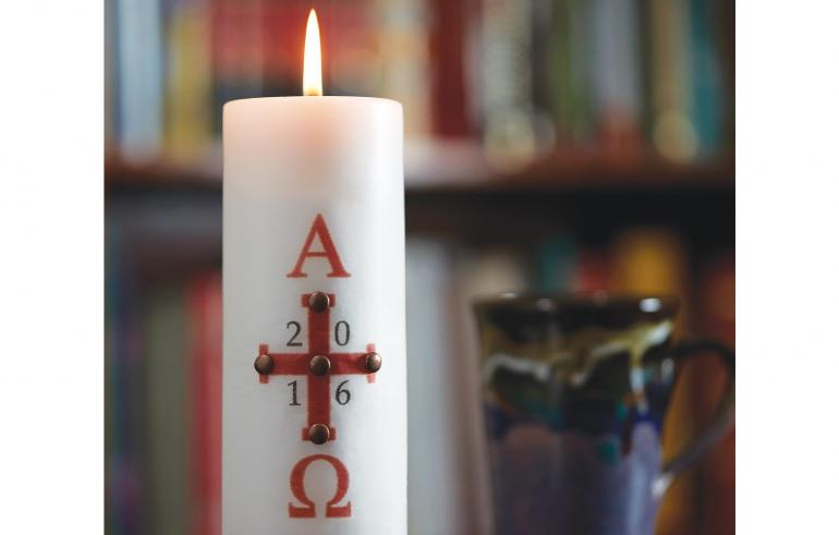 Don’t forget your Paschal candle, even at home