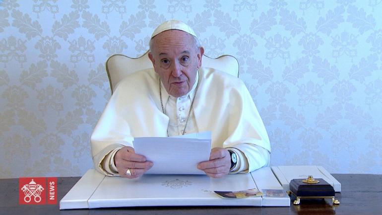 Pope sends video message ahead of Holy Week