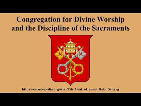 Decree of the Congregation for Divine Worship and the Discipline of the Sacraments in time of Covid-19