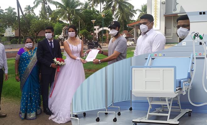 Newly-Wed Couple Donates 50 Beds to COVID-19 Care Centre