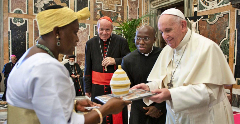Pope urges Catholic lawmakers to guide technological advances
