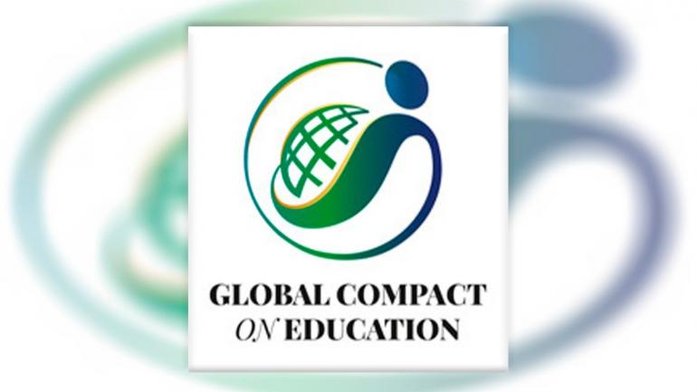 Logo for the Global Compact on Education