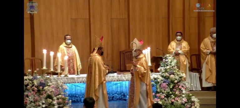 New Archbishop of Palembang installed in Indonesia Msgr. Yohanes Harun Yuwono was installed as the new Archbishop of Palembang, South Sumatra Province of Indonesia on October 10.