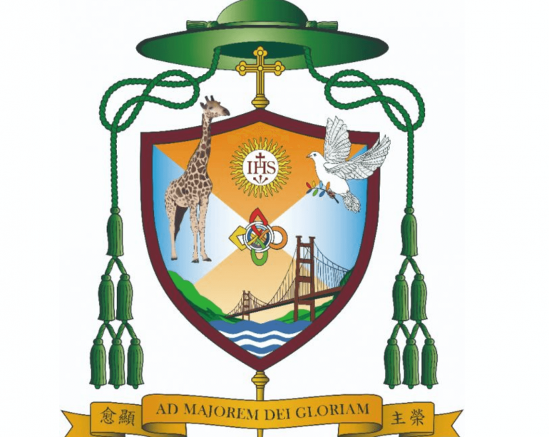Why the next bishop of Hong Kong has a giraffe in his coat of arms Hong Kong is famous for having long been one of the most densely populated urban areas in the world. It is one of the last places on earth one would expect to find a giraffe. Yet for the incoming bishop of Hong Kong, the animal from the African savannah has significant symbolic value, so much so that he decided to feature the tallest living animal in his episcopal coat of arms.