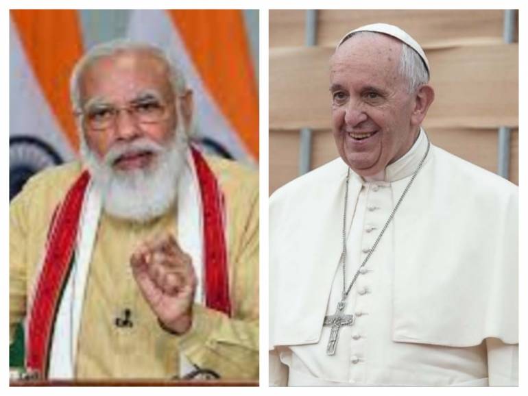 Indian PM Modi will meet Pope Francis on October 30 Indian Prime Minister Narendra Modi will meet with Pope Francis at the Apostolic Palace on Saturday, October 30, according to the Vatican. The meeting includes a 30-minute discussion between the Indian Prime Minister and the head of the Catholic Church.