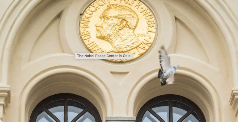 Nobel Peace Prize honours freedom of speech The announcement of the 2021 Nobel Peace Prize highlights the right to information and freedom of speech in a world where democracy and freedom of the press face increasingly adverse conditions.