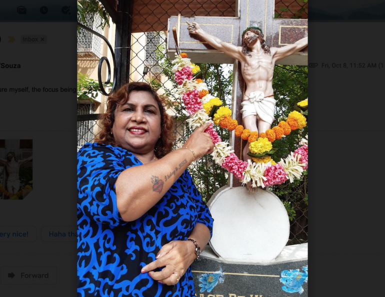 A Cancer Survivor Widow says, “I Belong to Jesus!” The author captures a faith testimony of Gepsina Fernandes, a widow and a cancer survivor.