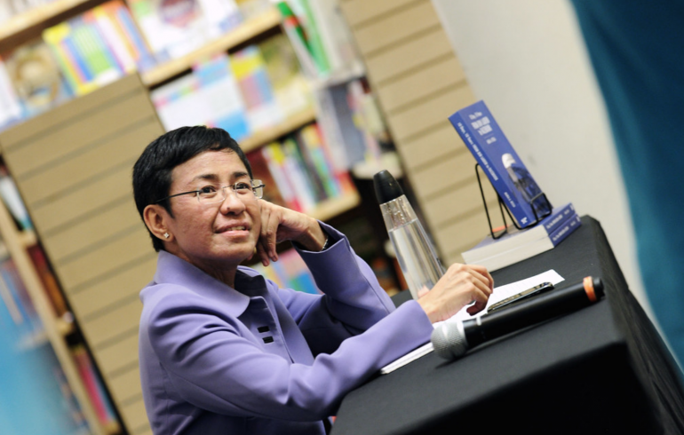Philippine Church praises journalist Maria Ressa’s winning Nobel Peace Prize A top Philippine church leader has praised the distinguished journalist Maria Ressa’s winning the Nobel Peace Prize for 2021.