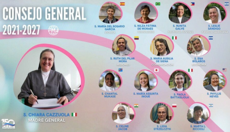 The General Chapter of the Daughters of Mary Help of Christians, popularly known as Salesian Sisters of Don Bosco, currently underway in Rome, has elected a new General Council to lead the Congregation with Sr. Chiara Cazzuola as Superior General. 