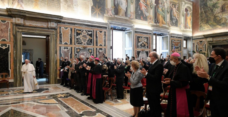 In an address to the Centesimus Annus – Pro Pontifice Foundation, Pope Francis says developing a more just and equitable society, and protecting the freedom and dignity of persons, is at the heart of the mission to implement the Church’s social teaching.