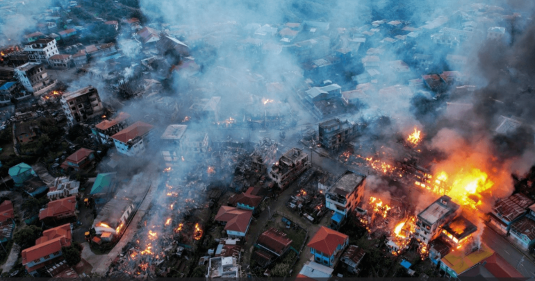 Human rights groups call on the UN Security Council to take swift action to halt the heavy military buildup by Myanmar's junta in Chin state, before greater human rights catastrophe and further mass atrocity crimes are unleashed.