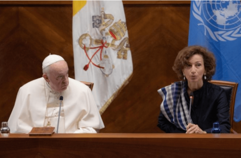 Pope Francis to UNESCO: ‘The Gospel is the most humanizing message known to history’ Pope Francis said on Friday that “the Gospel is the most humanizing message known to history.” He made the remark in a video message marking the 75th anniversary of UNESCO, the United Nations’ educational, scientific and cultural organization.
