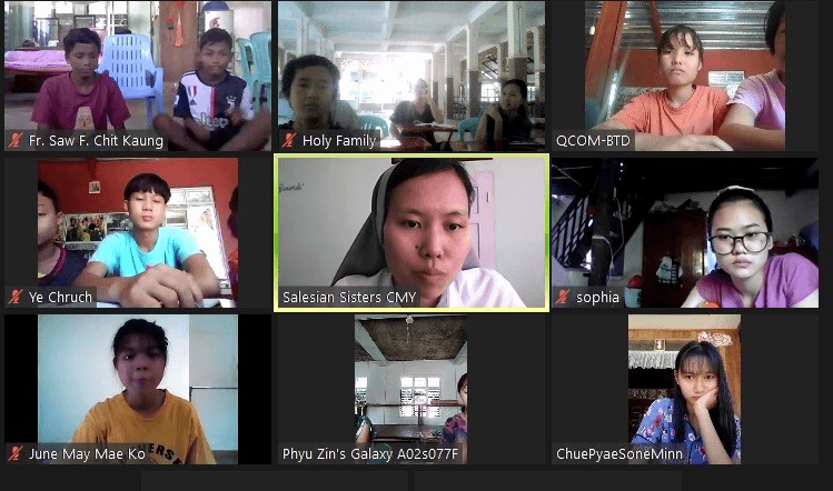 Myanmar: Salesian nuns organize online catechism for children Salesians Sisters in Myanmar’s Mawlamyaine diocese are organizing a three-month online catechism to reach out to children between 10 to 14 years old.