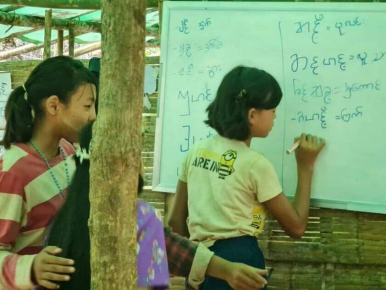 Myanmar people have come together to serve the future generation as schools are permanently closed due to a military coup on February 1, 2021, and the raging Covid-19 pandemic. 