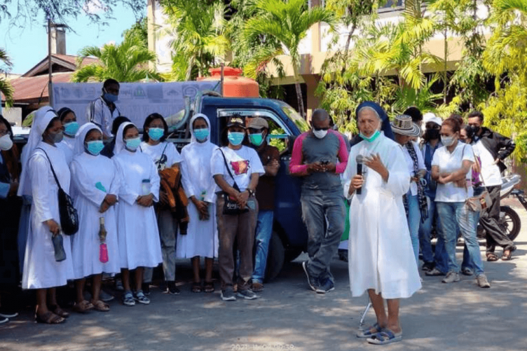 Indonesian nun and human rights champion dies at 80 Sister Eusthocia Monika Nata dedicated her life to defending women and children against violence and sexual abuse