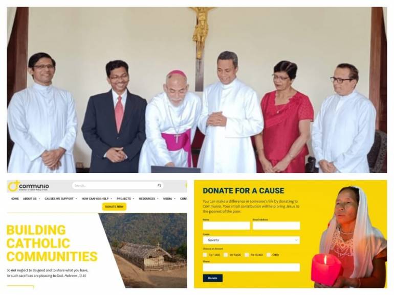 Communio, a first-of-its-kind initiative of the Catholic Church to offer an online platform for people to contribute toward the work of evangelization in India. 