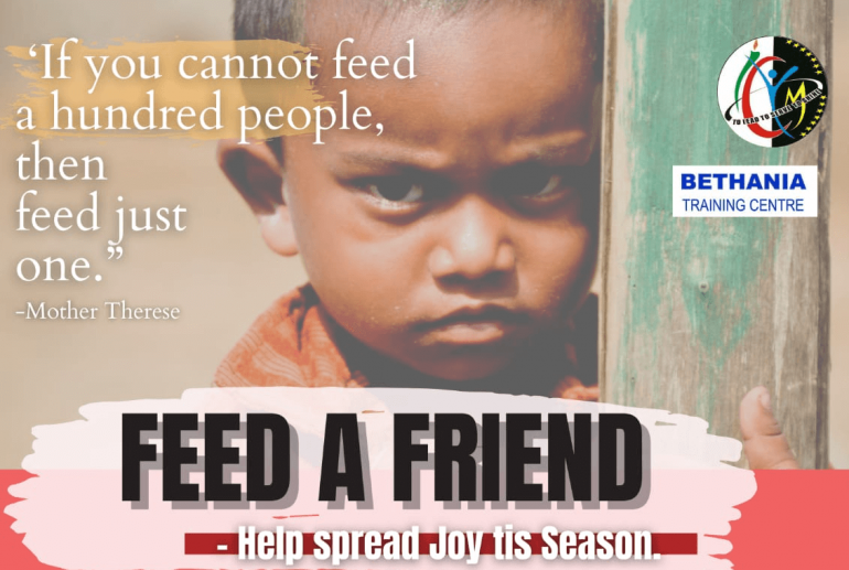 The Indian Catholic Youth Movement (ICYM) has launched a "Feed a friend" program for Christmas.