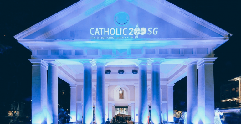 Singapore Catholic Church concludes bicentennial celebrations The year-long bicentennial celebrations which kicked off on 13 December 2020, concluded on Saturday with simultaneous Masses in the 32 parish churches of Singapore. Singapore-200-years-celebrations-mass-bells