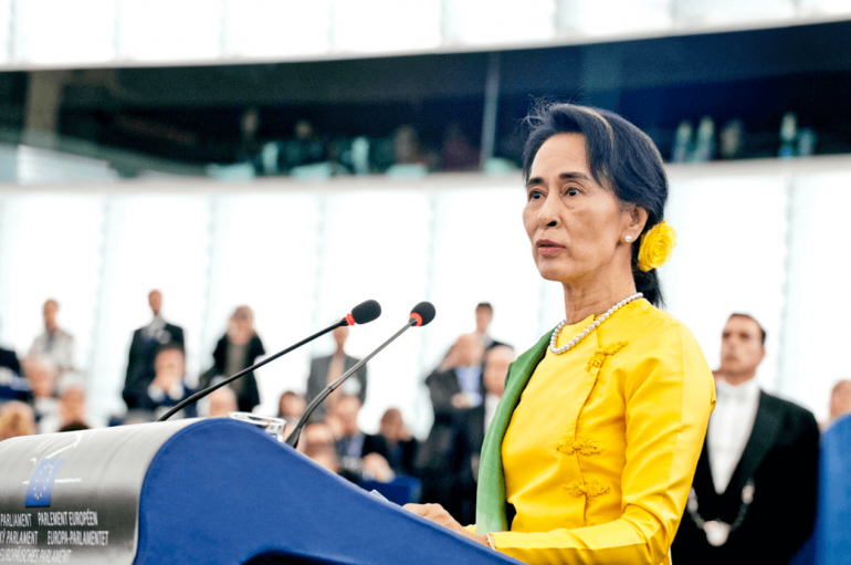 A court in Myanmar on Monday sentences ousted leader Aung San Suu Kyi to 4 more years in prison on two charges, as Pope Francis deplores the situation in the south-east Asian nation.