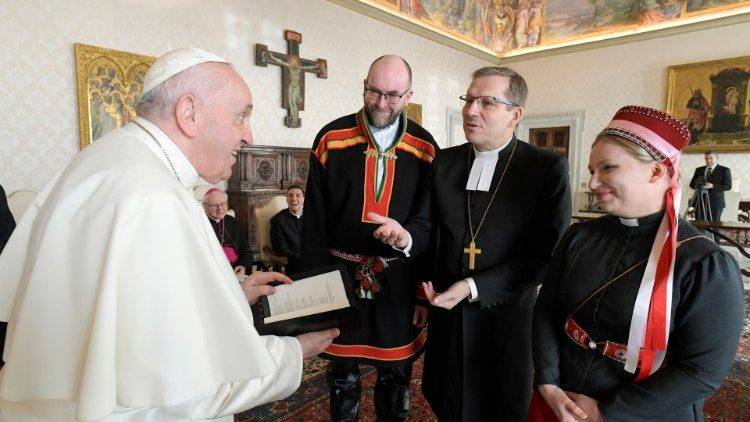 Pope Francis meets with an Ecumenical Delegation from Finland  (Vatican Media)