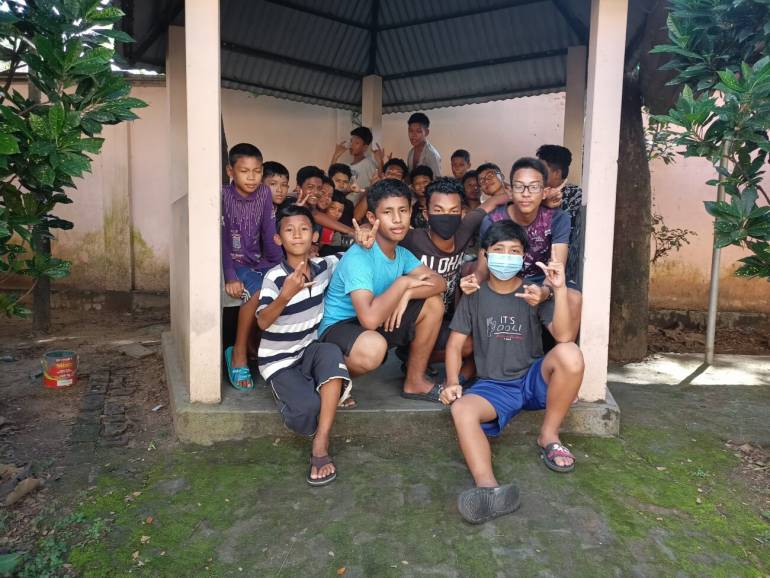 A Salesian-run hostel has been an oasis of hope for the 60 odd boys, mainly Garo tribals (locally called 'Mandi') from the Utrail and Telunjia areas.