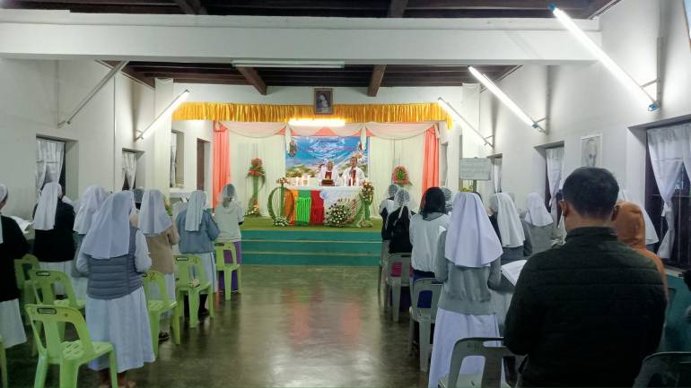 Myanmar Catholic Nuns celebrated the twentieth anniversary of their Congregation’ unification with their Italian counterpart on January 4. 