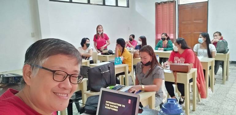 Despite the coronavirus pandemic, training of catechists as frontliners of faith continues in Butuan City in the province of Agusan del Norte, Philippines.  