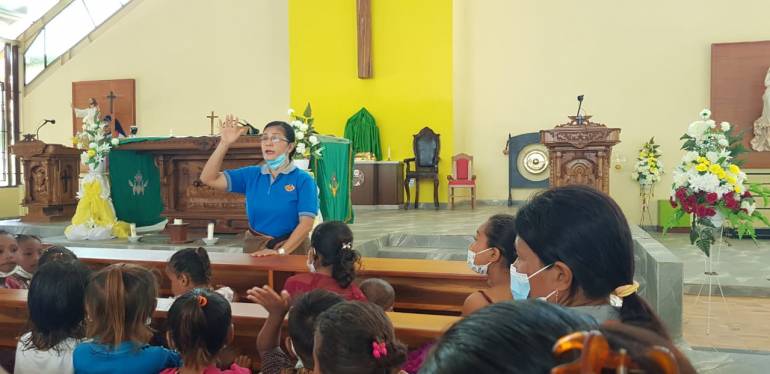 Catholic women treat hurricane victims' mental wounds The hurricane "seroja" that struck Atambua, East Nusa Tenggara Province, Indonesia, on April 4, 2021, destroyed buildings and the surrounding environment and left deep trauma for the people.