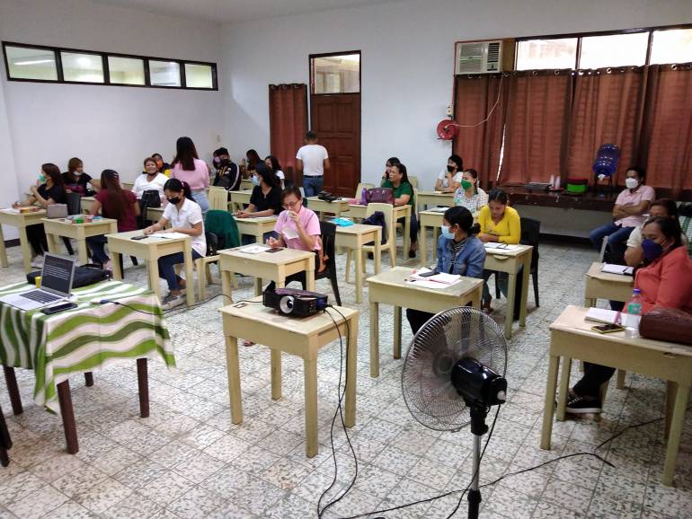 Despite the coronavirus pandemic, training of catechists as frontliners of faith continues in Butuan City in the province of Agusan del Norte, Philippines.  