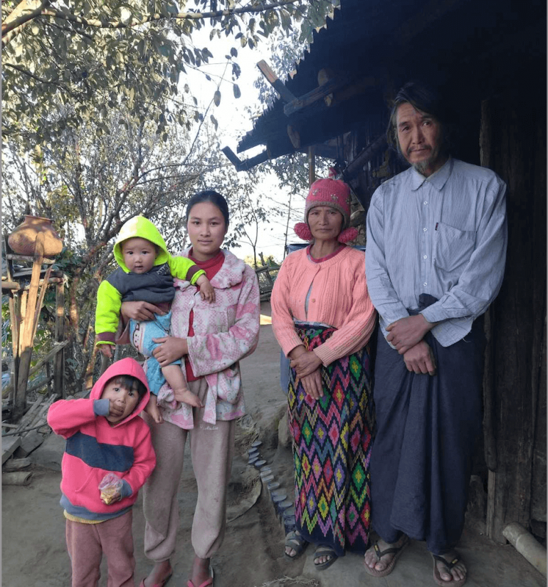 A Lisu Catechist named Peter Wo Par lives in Conifer village, away from Mogok city, more than 148 kilometers from Mandalay. Mogok is under the Diocese of Lashio.   Peter Wo’s 10 acres of land is full of different kinds of fruits like walnuts, peaches, quinces, crab apples.