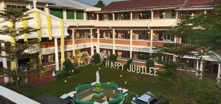 Myanmar Missionary Congregation celebrates the Golden Jubilee of Novitiate House The missionary Congregation of Xaverian Sisters in Pathein Diocese located in Ayeyarwaddy Region in Myanmar celebrated the Golden Jubilee of their Novitiate House on January 31.