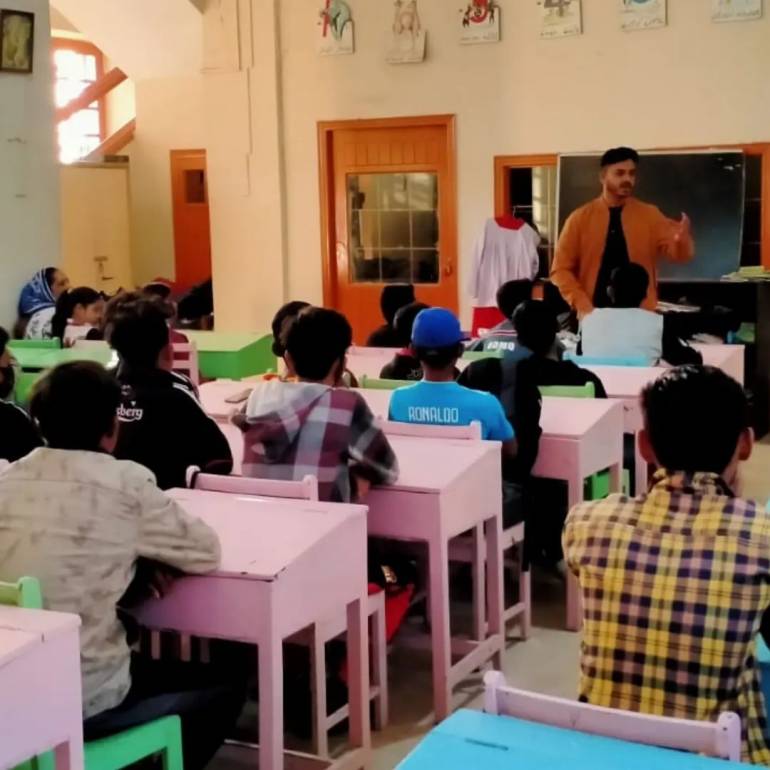 The youth of St. Patrick’s Cathedral of the Archdiocese of Karachi in Pakistan organized a formation program for football players and other youth members on February 12.