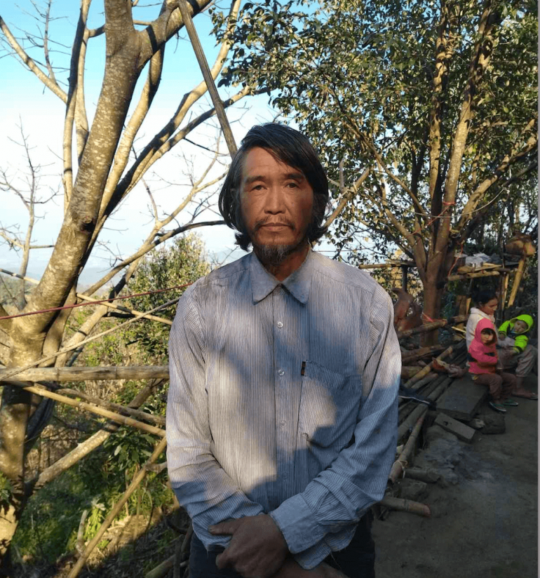 A Lisu Catechist named Peter Wo Par lives in Conifer village, away from Mogok city, more than 148 kilometers from Mandalay. Mogok is under the Diocese of Lashio. 