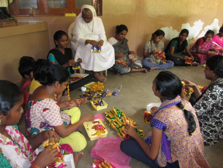 Father Patrick Isaac Home of Hope for women and children in Tamil Nadu, South India, welcomes abandoned girls, unwed mothers and women suffering domestic violence. 