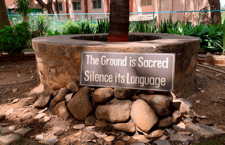 God’s mother tongue must be silence! The first unwritten scripture was coded in silence, millions of years ago, before humans arrived on this planet. That continues to be the language of creation. God’s mother tongue must be silence! The word spirituality starts with the word Spirit who communicates through the medium of silence. God is attuned to earless hearing and wordless speaking. I regard silence held in love as the best prayer ground before God