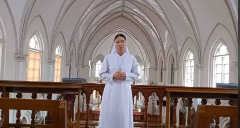 Search for a way to go to heaven led a young girl to become a nun As a young girl, Margaret Mary worshiped native deities and attended church along with her Baptist friends. But arguments between her Baptist and Catholic friends led Mary in a state of confusion. Mary waited, seeking God to guide her to make a choice.