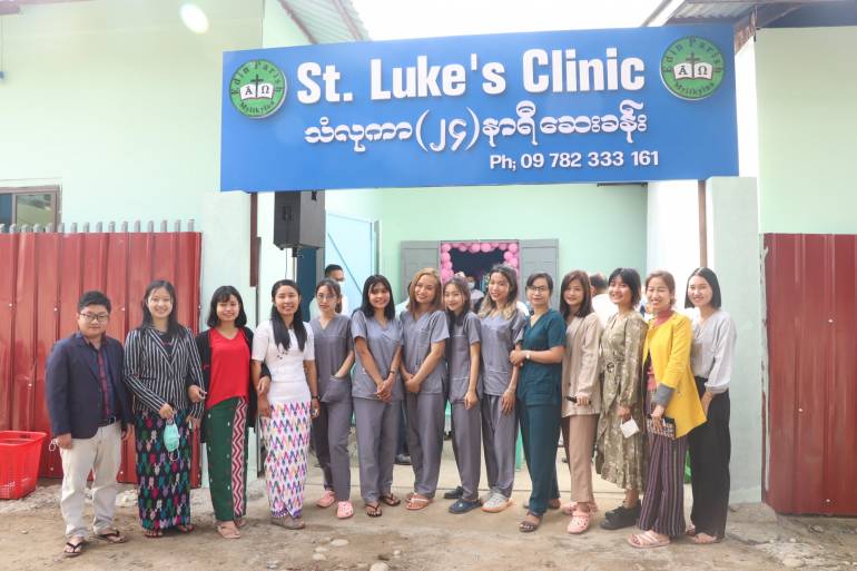 Clinic opened for families with financial difficulties in Myanmar Myitkyina diocese in the northern part of Myanmar opened a 24-hour clinic for families with financial difficulties in the parish of Eden on March 14.