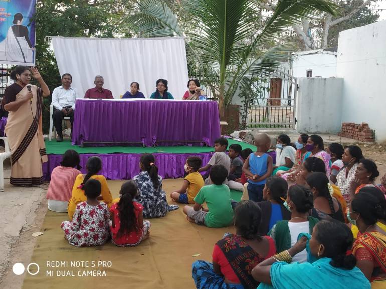 A Carmelite Missionary nun on March 8 organized International Women’s Day for the first time in 50 years for people living in slums in Secunderabad, south India.