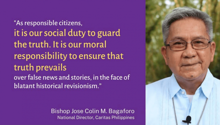 Caritas Philippines, the social action arm of the Catholic Bishops’ Conference of the Philippines (CBCP) urged the Filipino public to be more critical about the information received especially through social media and to ensure its veracity.