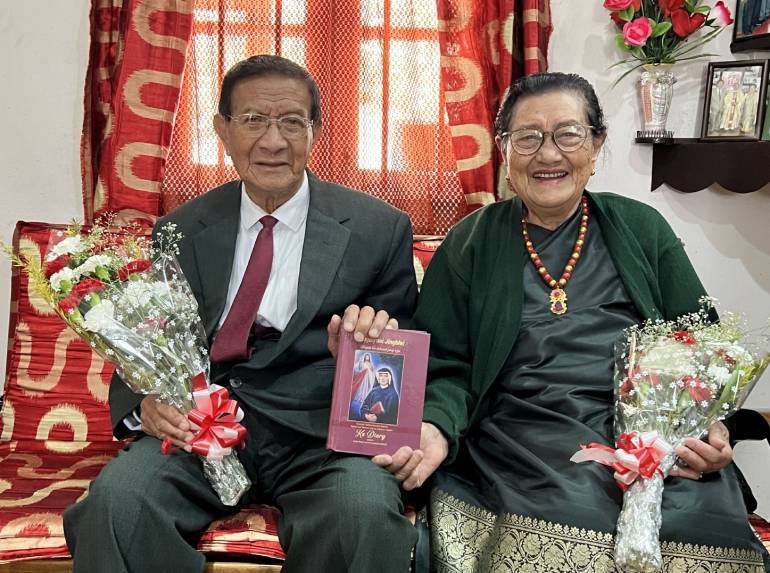 Catholic couple translates diary of St. Faustina into Khasi in Meghalaya A Catholic couple in northeastern India has translated the diary of Saint Maria Faustina Kowalska, an apostle of Divine Mercy, into an indigenous language.