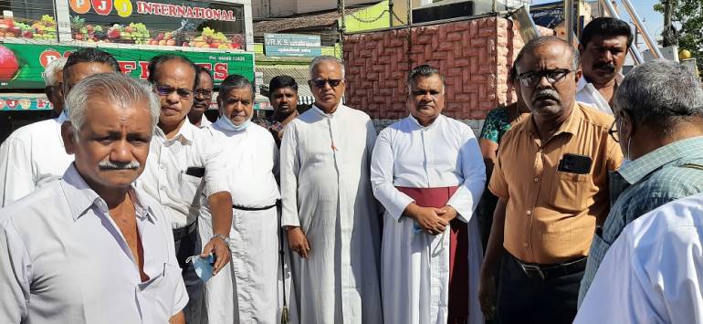 On March 5, the Archdiocese of Madurai’s Religious Dialogue Commission and the Tamil Nadu Sirupaanmai Makkal Nala Katchi commemorated the 84th anniversary of Barrister George Joseph, the Christian Freedom Fighter of India, in Madurai, Tamil Nadu, a state in south India.