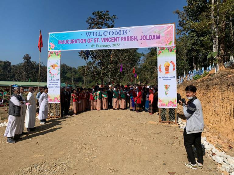 Joldam mission becomes St. Vincent Parish in Manipur On February 6, Archbishop Dominic Lumon of Imphal raised a mission centre to a parish church in Joldam, Khengjoy Block of Chandel District in Manipur, in eastern India. The archbishop handed over the parish to the Congregation of the Mission (CM).