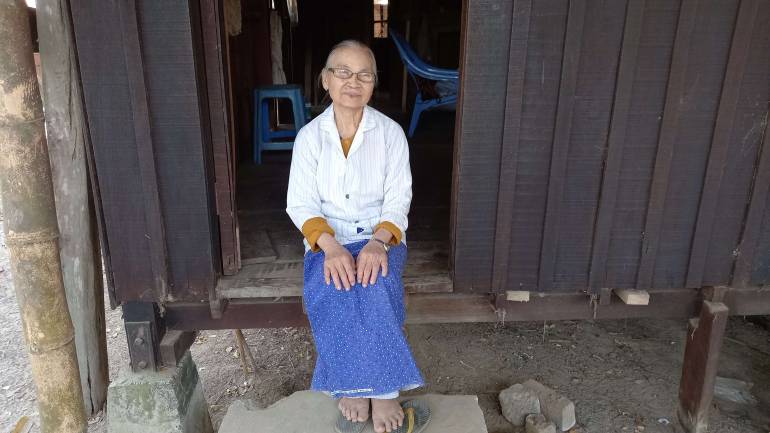 84-year-old Magdalena Paing Khu, a former school teacher, is remembered as one who rekindled the Catholic faith on an island village of Aima in Myanmar. 