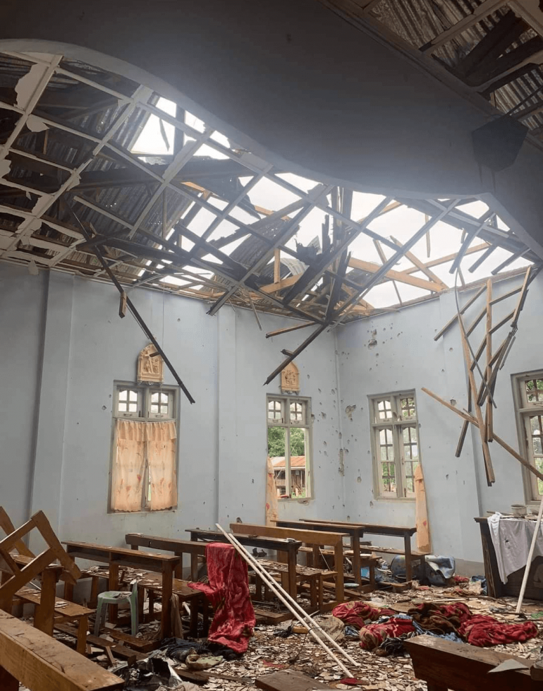 Myanmar’s Loikaw diocese has closed down 16 churches due to Burmese military forces and KNDF (Karenni Nationalities Defense Force (KNDF), even priests and nuns have to move into the forest area. 