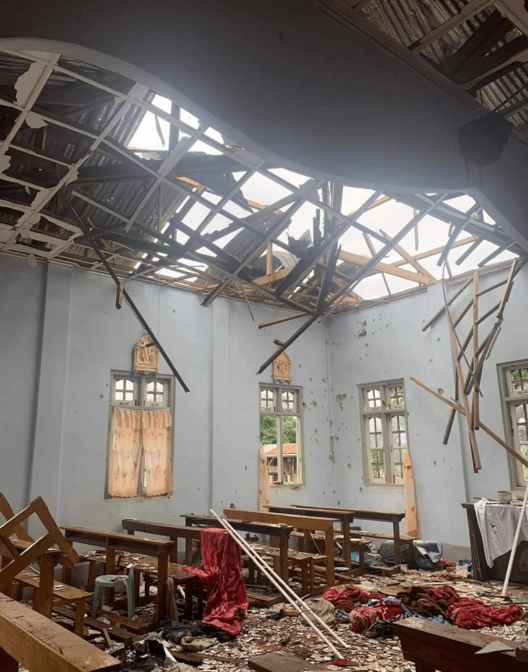 16 parishes closed down in Myanmar due to war Myanmar’s Loikaw diocese has closed down 16 churches due to Burmese military forces and KNDF (Karenni Nationalities Defense Force (KNDF), even priests and nuns have to move into the forest area.