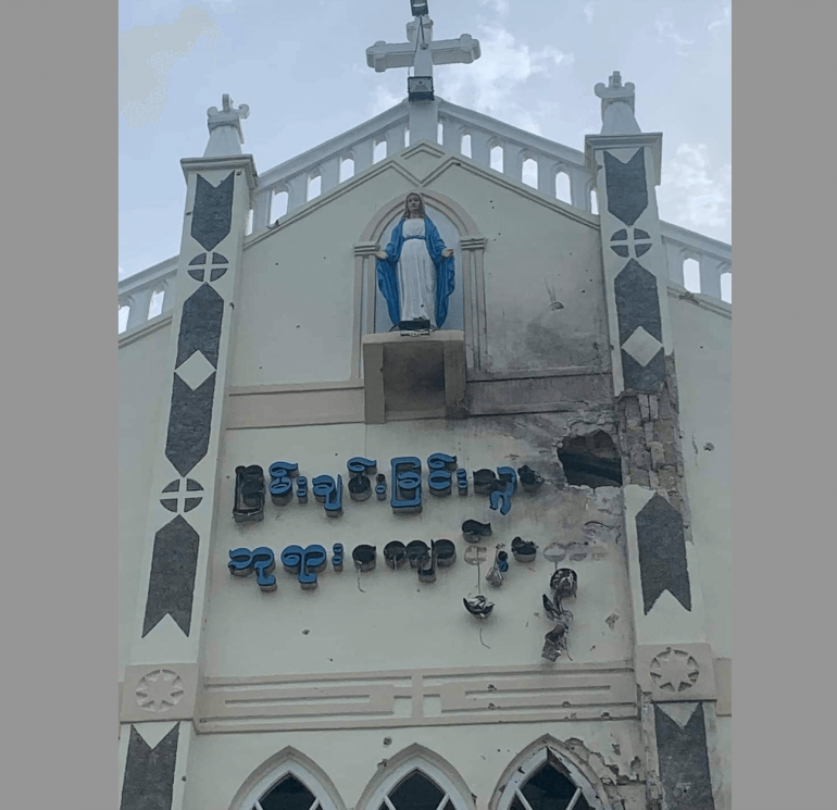 16 parishes closed down in Myanmar due to war Myanmar’s Loikaw diocese has closed down 16 churches due to Burmese military forces and KNDF (Karenni Nationalities Defense Force (KNDF), even priests and nuns have to move into the forest area.