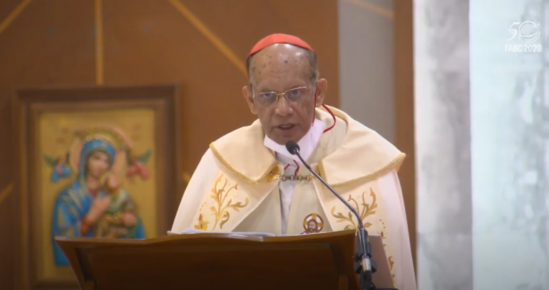 Cardinal Gracias at FABC 50 in Bangkok, August 22