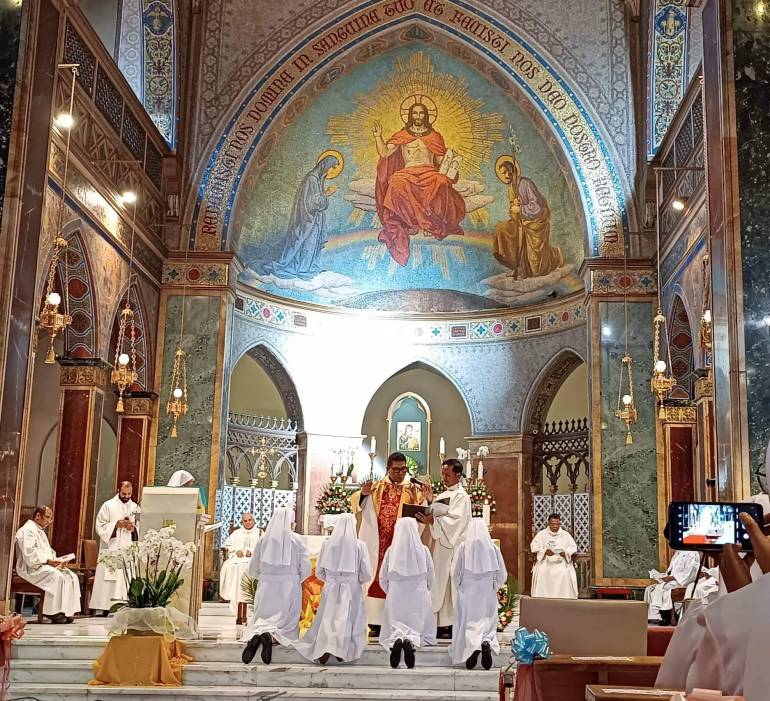 Four BPS sisters Professed their final vows