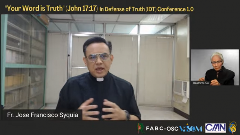 Father Jose Francisco Syquia, Manila Archdiocese’s chief exorcist