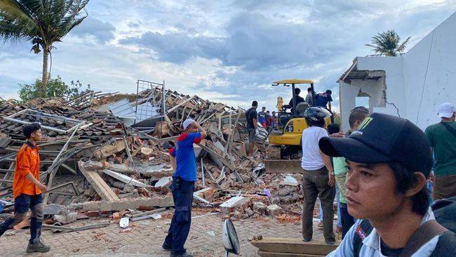 Earthquake in Cianjur Indonesia